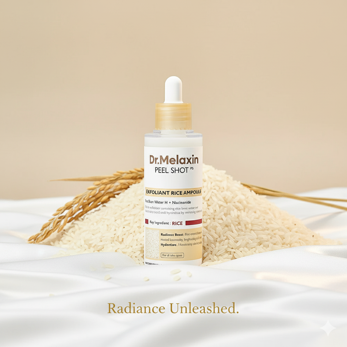 Glow White and And Rice Exfoliating Essence – Ampoule for Radiance & Smooth Skin