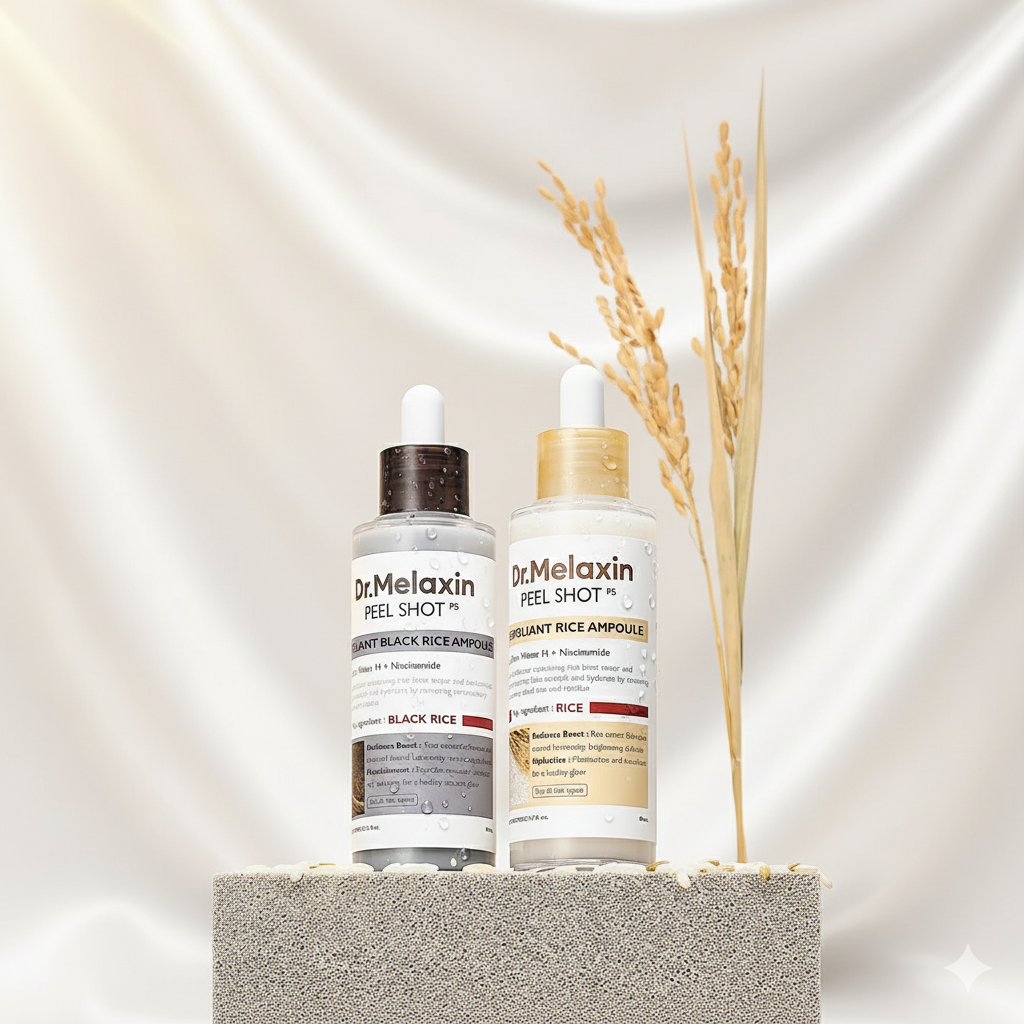 Glow White and And Rice Exfoliating Essence – Ampoule for Radiance & Smooth Skin